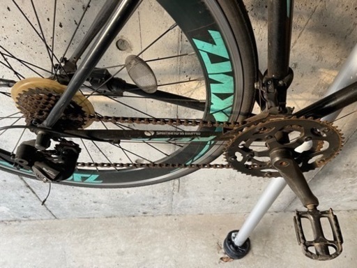 決 ロードバイク ネクスタイル ZNX-7014 ブラック 車庫保管