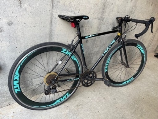 決 ロードバイク ネクスタイル ZNX-7014 ブラック 車庫保管