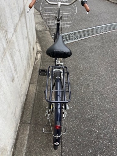 ママチャリ26インチ「電池の要らないアシストギア」車庫保管内装3段  