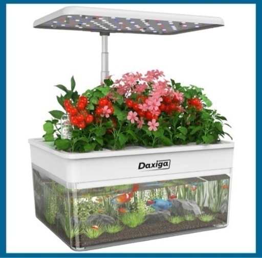 新品 水耕栽培キット 植物育成LEDライト付き 自動タイマー 自動水循 静音　アクアリウム