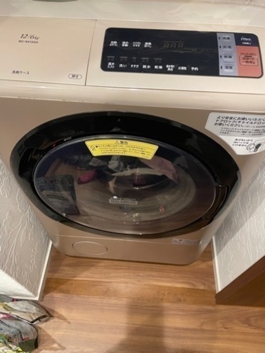 お話中　美品　洗濯機　日立　乾燥　除菌付き　ドラム型