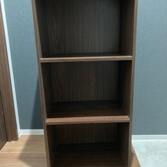 【ネット決済】家具 収納家具 カラーボックス　茶色