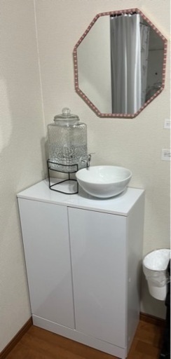 手作り洗面台 2台 (1台のみでも受け渡し可能) セルフホワイトニングに使用してた