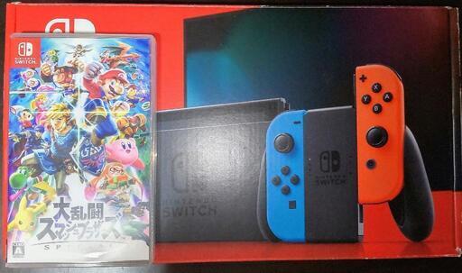 【決まりました】【保証書付き】NintendoSwitch＆大乱闘スマッシュブラザーズ セット