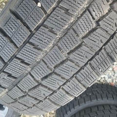 215/55 R17 94Qアルミ付きスタッドレスタイヤ4本　アルミホイール(タイヤ付き)買取