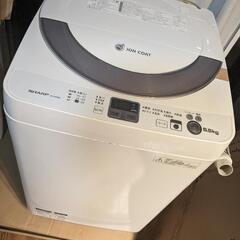 洗濯機　2013年シャープ製（ESGE55N）
