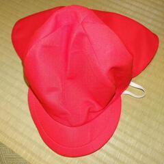 カラー帽子　赤