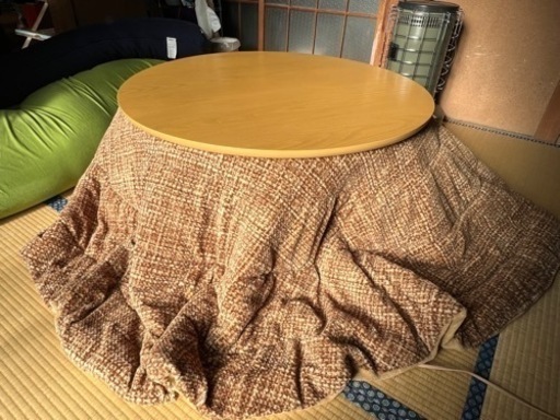 【1/28まで限定】丸こたつ　布団とセットで