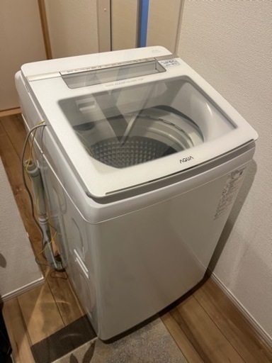 AQUA 全自動洗濯機10キロ　2022年製