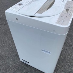 🌸全自動電気洗濯機㊗️シャープ製5.5キロ✅設置込み🚘配達可能