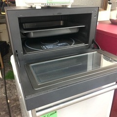 プレミアム商品券使用可能】【デザインレンジ】電子レンジ ブラック 