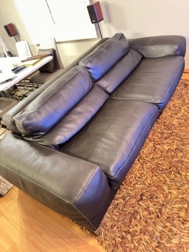 本革高級ソファー150万円 - 3人掛けソファ 
