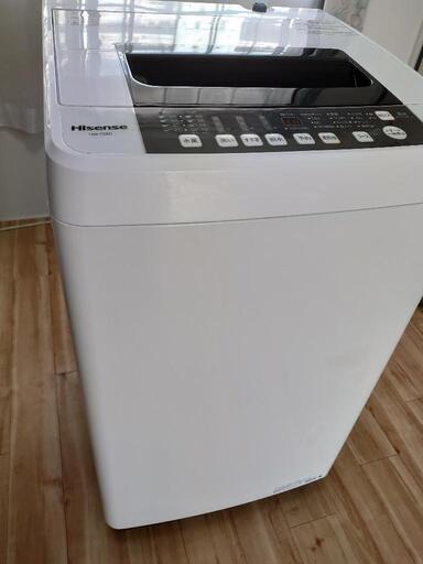 ハイセンス 5.5kg 2020年製 HW-T55C 1ｹ月保証 福岡市春日市配送料 1000円 洗濯槽分解洗浄済み