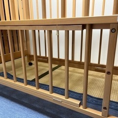 引き取り先、決まりました】MIKIHOUSEのベビーベッド/布団、キルト