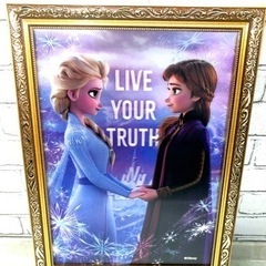 ⭐️「新品」アナと雪の女王2 3D 額付きアートポスター