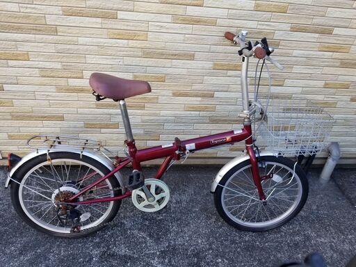 中古自転車 6段変速 20インチ LEDオートライト 軽整備済み 防犯登録対応 町田市 相模原市 MM094