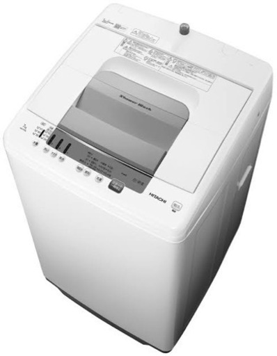 値下げしました！日立 全自動洗濯機 白い約束 7.0kg NW-R705-W