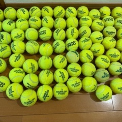 中古　硬式テニスボール75個