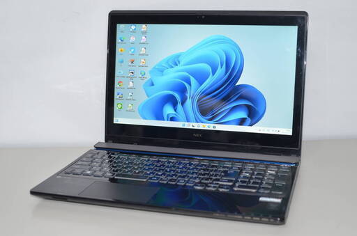 中古ノートパソコン NEC NS750/B Windows11+office 爆速SSD512GB core i7-5500U/メモリ16GB/15.6インチ/タッチパネル/webカメラ/ブルーレイ