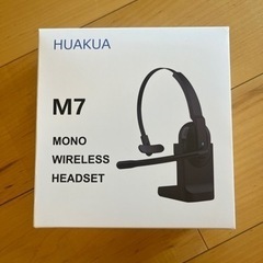 ワイヤレスヘッドセット HUAKUA M7 美品