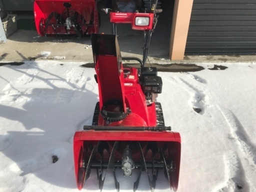 ホンダの除雪機(9年前に新品として購入！)