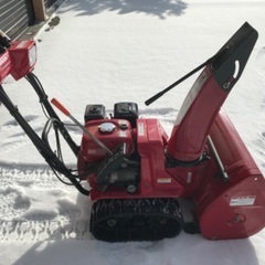 ホンダの除雪機(9年前に新品として購入！)