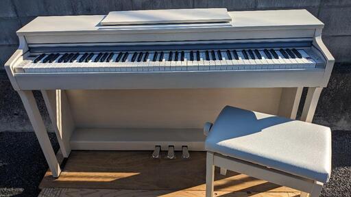 ★大阪〜兵庫〜岡山まで配達無料！送料込み KAWAI 電子ピアノ CN27A 2018年購入 ほぼ新品＆激可愛い