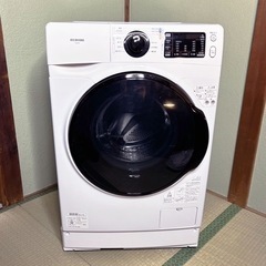 早い者勝ち❗️IRIS OHYAMA ドラム式洗濯機 8kg 2...