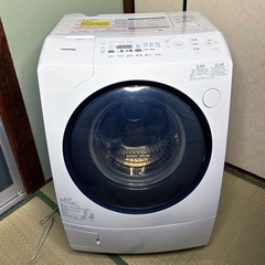 早い者勝ち❗️TOSHIBA ドラム式洗濯乾燥機 洗濯9kg/乾...