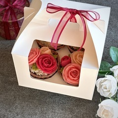 【2/28追加！】あんこのお花「薔薇のカップケーキ」レッスン − 東京都