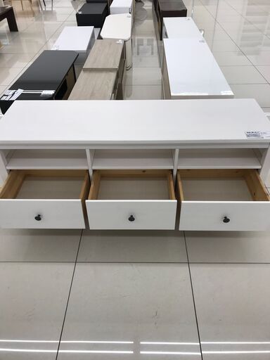 ★ジモティ割あり★ IKEA テレビ台 ホワイト H57×D46.5×W148 クリーニング済み HJ1913