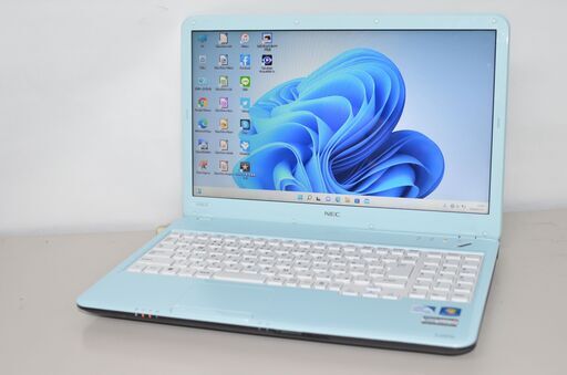 中古ノートパソコン NEC LS150/D Windows11+office 新品爆速SSD120GB PENTIUM/メモリ4GB/15.6インチ/DVDマルチ/HDMI/無線内蔵/テンキー