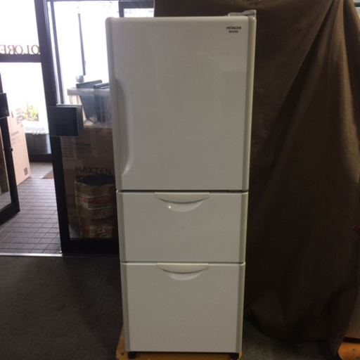 △ HITACHI 日立 冷凍冷蔵庫 265L 3ドア R-27CS 2011年製 動作確認済み