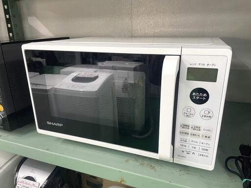 ☆美品☆オーブンレンジ　SHARP RE-S55DJ-W 2021年製　ホワイト　キッチン　料理　住まい　1.2回程使用