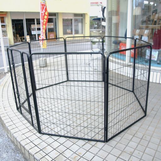 犬用サークル　スチール製　リユース品