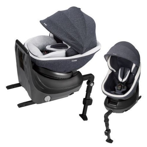 チャイルドシート コンビ ホワイトレーベル クルムーヴ スマート ISOFIX EG JK-600 ダークグレー