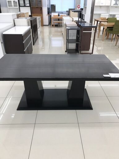 ★ジモティ割あり★  テーブル ブラック H67.5×D90×W180 クリーニング済み HJ1921