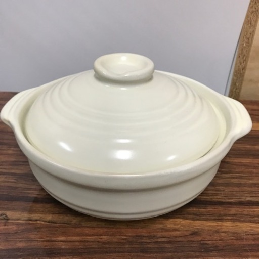 O2401-392 土鍋 内径22cm キズ汚れ有り