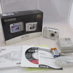 [685]CASIO QV-R61　デジタルカメラ　付属品付き