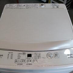 配送可【AQUA】5k洗濯機★2020年製　クリーニング済/6ヶ月保証付　管理番号11501
