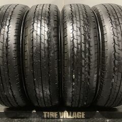 DUNLOP SP175N 195/80R15 107/105L LT 15インチ 夏タイヤ 4本 19年製 バリ溝 ハイエース キャラバン等　(TD199) クレジットカード QRコード決済可能