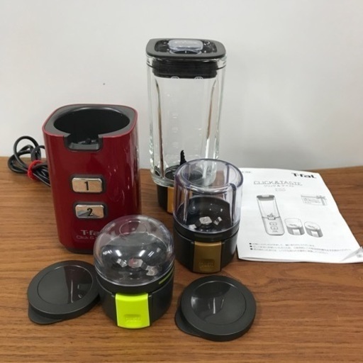 O2401-393 T-fal ミキサー クリック\u0026テイスト BL143GJP 動作確認済み キズ汚れ有り