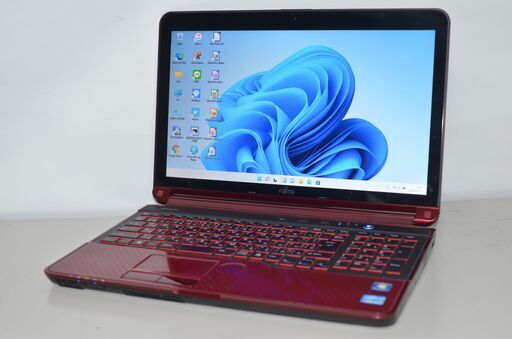 中古ノートパソコン 富士通 AH77/E Windows11+office 爆速SSD512GB 富士通 AH77/E core i7-2670QM/メモリ8GB/15.6インチ/カメラ/ブルーレイ