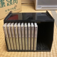 童謡CD10枚セット CDシェルフ付き