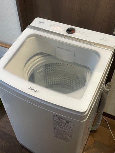 美品❗️】洗濯機 アクア AQUQ 8kg 全自動洗濯機 AQW-VA8M 2021年製
