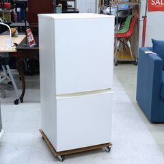 冷蔵庫　157L　2ドア　アクア　AQR-16F(W)　リユース品
