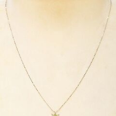 K18WG ペリドット ネックレス (スターモチーフ) 品番n22-164