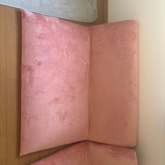 座椅子　ピンク　4点セット