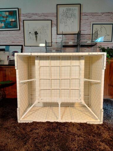 2312B)ガーデンソファ◇1P◇2台◇ホワイト◇アームテーブル付き  