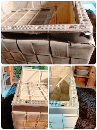 2312B)ガーデンソファ◇1P◇2台◇ホワイト◇アームテーブル付き  